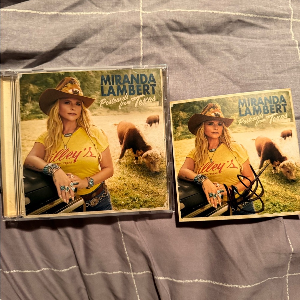 Miranda lambert signed cd